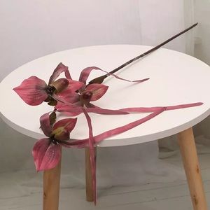 Artificial Flowers Big Head Fa Silk Orchid Branch